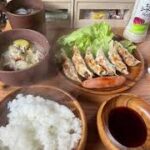 【ディ車庫キャンプ】初心者女子キャンプ⑫餃子と豚汁で朝ごはん